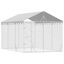 vidaXL Perrera de exterior con techo acero galvanizado plata 3x9x2,5 m, , large indicador imagen numero 9